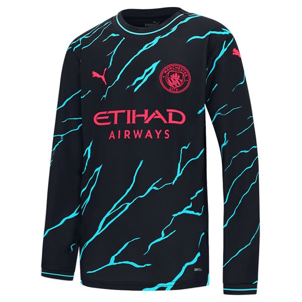 Thailand Trikot Manchester City Auswarts ML 2023-24